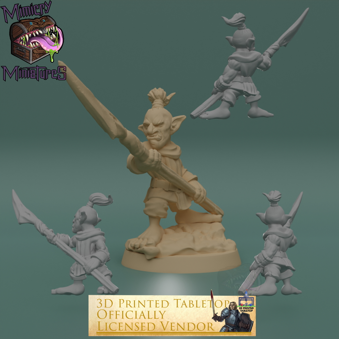 Goblin Group 2  - The Lost Adventures from 3D Printed Tabletop image 2